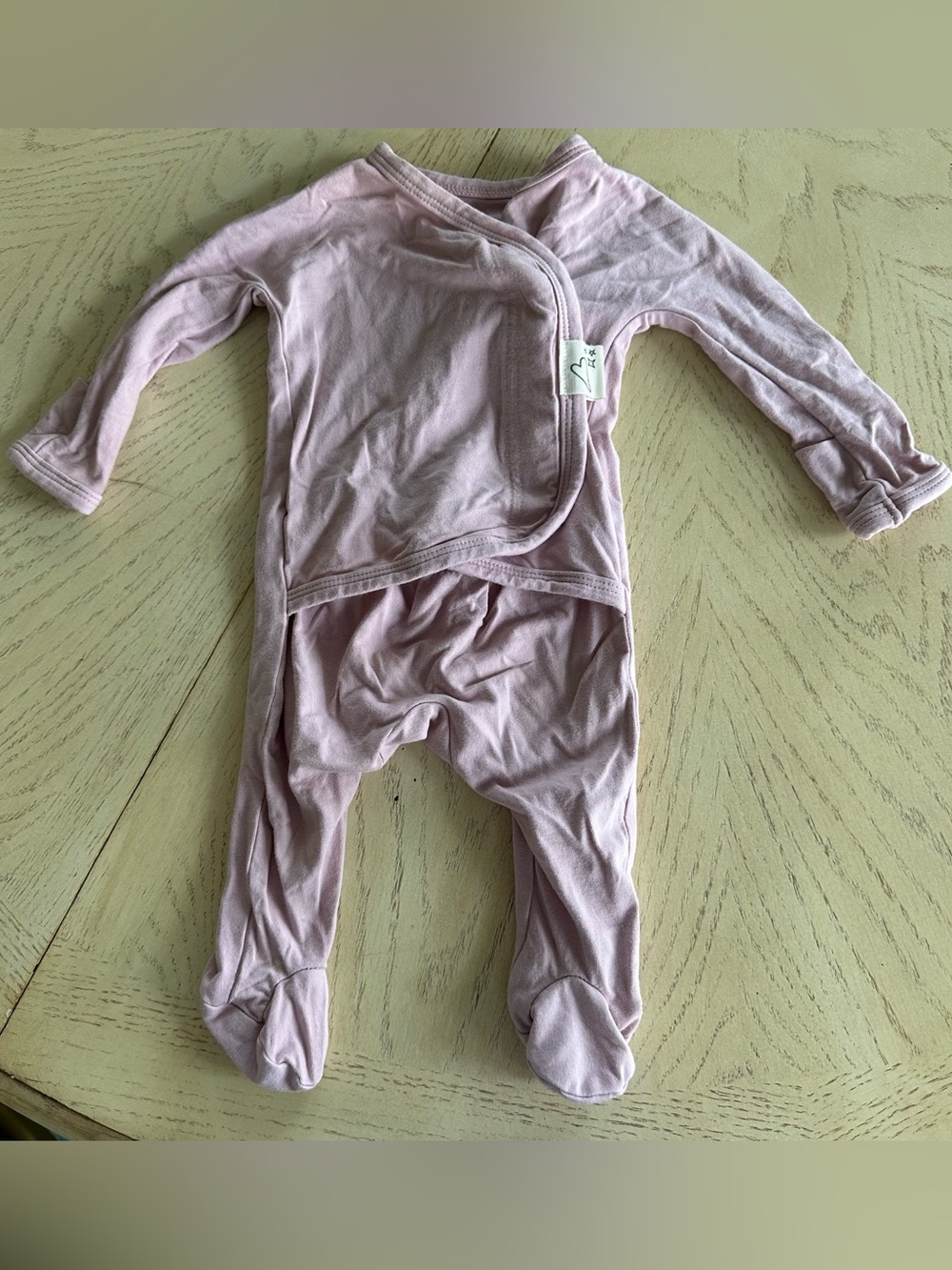 Bonsie Bamboo Skin to Skin Newborn onesie Footie